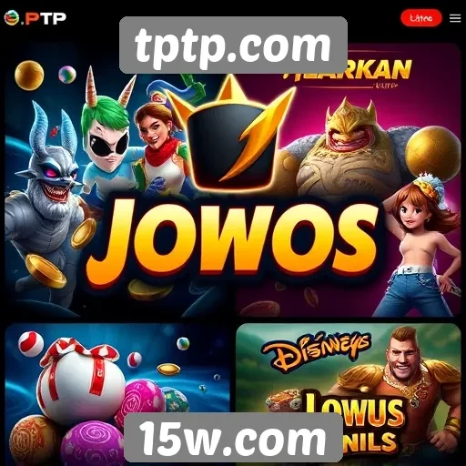 Principais jogos disponíveis no tptp.com